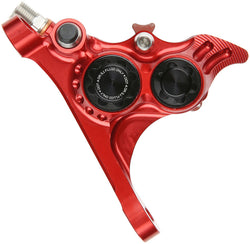Hope RX4+ SL Disc Brake Caliper - Front Flat Mount Direct, +20mm, DOT Type, Red MPN: HBSPC110R Disc Brake Calipers RX4+ SL DOT Type Disc Brake Caliper