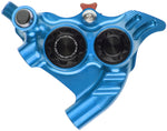 Hope RX4+ SL Disc Brake Caliper - Rear Flat Mount Direct, +20mm, DOT Type, Blue MPN: HBSPC107B Disc Brake Calipers RX4+ SL DOT Type Disc Brake Caliper