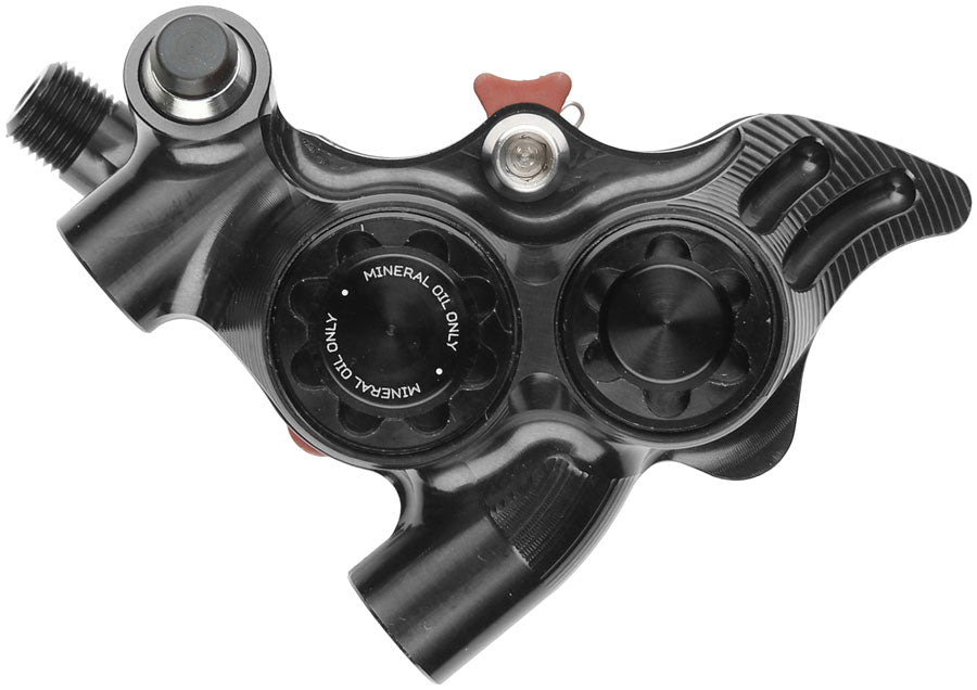 Hope RX4+ SL Disc Brake Caliper - Flat Mount, Standard, Mineral Oil Type, Black MPN: HBSPC105N Disc Brake Calipers RX4+ SL Mineral Oil Type Disc Brake Caliper