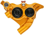 Hope RX4+ SL Disc Brake Caliper - Rear Flat Mount Direct, +20mm, Mineral Oil Type, Orange MPN: HBSPC103C Disc Brake Calipers RX4+ SL Mineral Oil Type Disc Brake Caliper