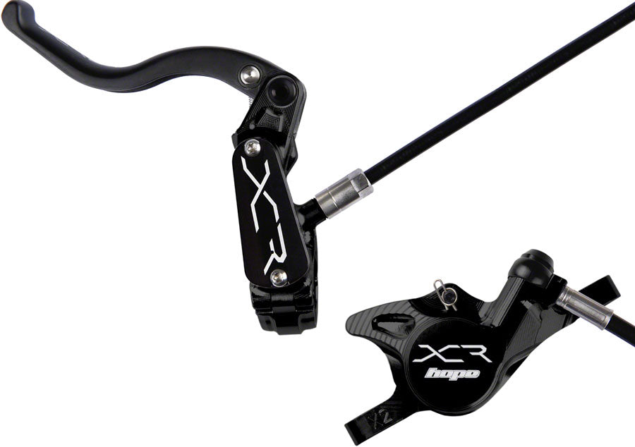 Hope XCR Pro X2 Disc Brake and Lever Set - Front, Hydraulic, Post