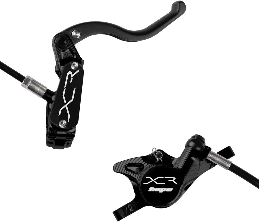 Hope XCR Pro X2 Disc Brake and Lever Set - Rear/RH, Hydraulic, Post Mount, Black MPN: XCRPX2NRR Disc Brake & Lever XCR Pro X2 Disc Brake and Lever Set