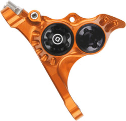 Hope RX4+ Disc Brake Caliper - Flat Mount Front, +20mm, DOT Type, Orange MPN: HBSPC72C Disc Brake Calipers RX4+ DOT Type Disc Brake Caliper