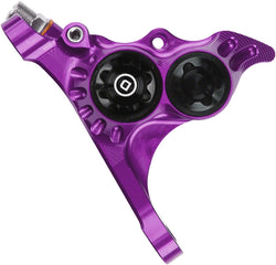 Hope RX4+ Disc Brake Caliper - Flat Mount Front, +20mm, DOT Type, Purple MPN: HBSPC72PU Disc Brake Calipers RX4+ DOT Type Disc Brake Caliper