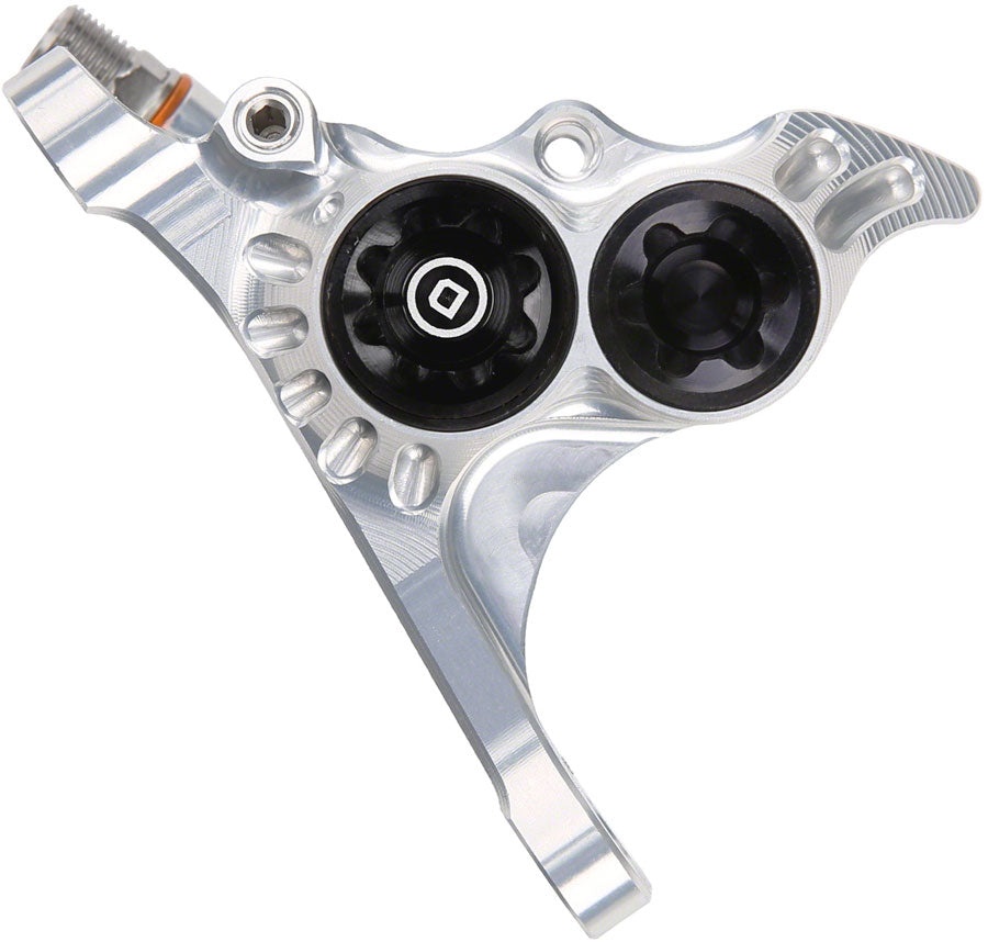 Hope RX4+ Disc Brake Caliper - Flat Mount Front, +20mm, DOT Type, Silver MPN: HBSPC72S Disc Brake Calipers RX4+ DOT Type Disc Brake Caliper