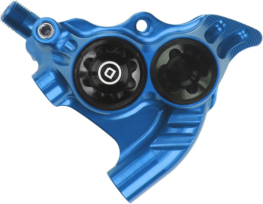 Hope RX4+ Disc Brake Caliper - Flat Mount Rear, +20mm, DOT Type, Blue MPN: HBSPC74B Disc Brake Calipers RX4+ DOT Type Disc Brake Caliper