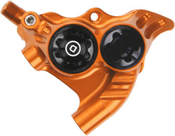 Hope RX4+ Disc Brake Caliper - Flat Mount Rear, +20mm, DOT Type, Orange MPN: HBSPC74C Disc Brake Calipers RX4+ DOT Type Disc Brake Caliper