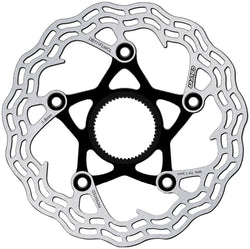 Galfer Shark Road Disc Brake Rotor - 140mm x 1.8mm, Centerlock, Black MPN: DB111FLWCL Disc Rotor Shark Road Disk Brake Rotor