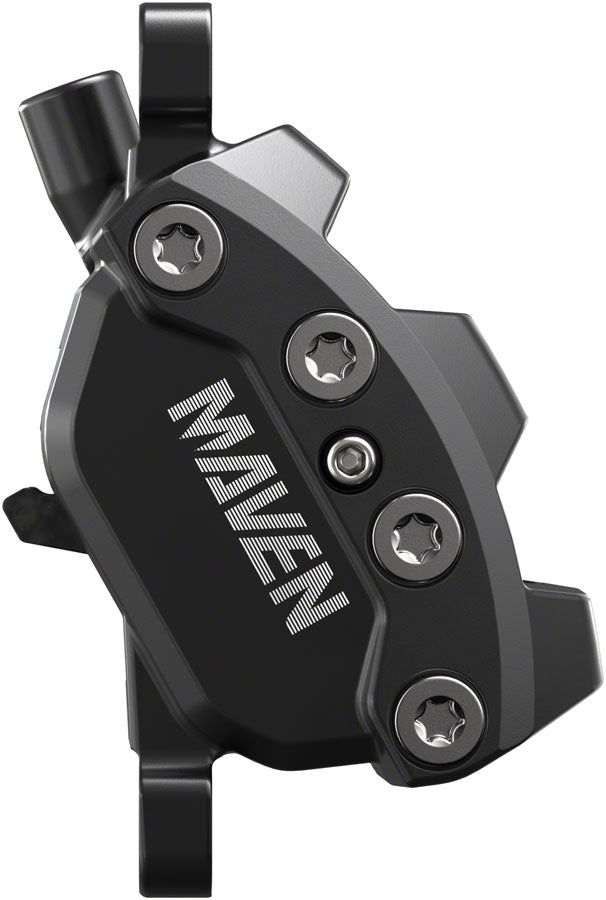 SRAM Maven Base Disc Brake and Lever - Rear or Front, 2000mm Hose, Post Mount, 4-Piston, Aluminum Lever, SS Hardware, - Disc Brake & Lever - Maven Base 4-Piston Disc Brake and Lever