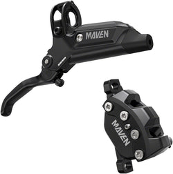 SRAM Maven Base Disc Brake and Lever - Rear or Front, 2000mm Hose, Post Mount, 4-Piston, Aluminum Lever, SS Hardware, MPN: 00.5018.241.001 UPC: 710845917363 Disc Brake & Lever Maven Base 4-Piston Disc Brake and Lever