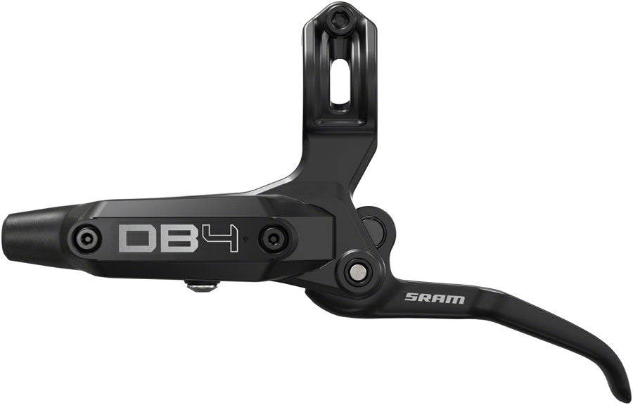 SRAM DB4 Disc Brake and Lever - Left, Front or Rear, 2000mm Hose, Post Mount, 4-Piston, Aluminum Lever, Diffusion Black, - Disc Brake & Lever - DB4 4-Piston Disc Brake and Lever