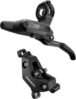 SRAM DB4 Disc Brake and Lever - Left, Front or Rear, 2000mm Hose, Post Mount, 4-Piston, Aluminum Lever, Diffusion Black, MPN: 00.5018.242.000 UPC: 710845917370 Disc Brake & Lever DB4 4-Piston Disc Brake and Lever