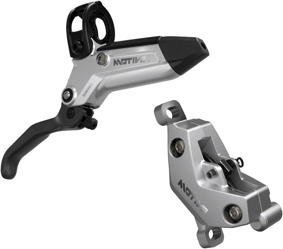 SRAM Motive Ultimate Disc Brake and Lever - Rear or Front, 2000mm Hose, Post Mount, 4-Piston, Alum Lever Body, Carbon MPN: 00.5018.246.001 UPC: 710845917462 Disc Brake & Lever Motive Ultimate 4-Piston Disc Brake and Lever