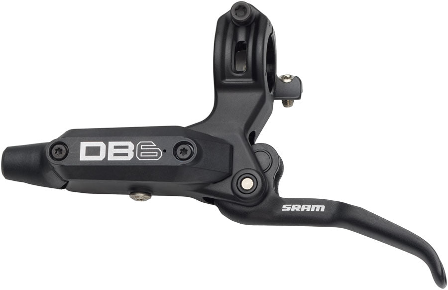 SRAM DB6/4 Disc Brake Lever Assembly - Left, Aluminum Lever Blade, Diffusion Biack, A1 MPN: 11.5018.052.030 UPC: 710845919336 Hydraulic Brake Lever Part Flat Bar Complete Hydraulic Brake Levers