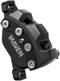 SRAM Maven Base Disc Brake Caliper Assembly - Front/Rear, Post Mount, 4-Piston, Diffusion Black, A1 MPN: 11.5018.056.028 UPC: 710845919121 Disc Brake Calipers Maven Series Disc Brake Calipers