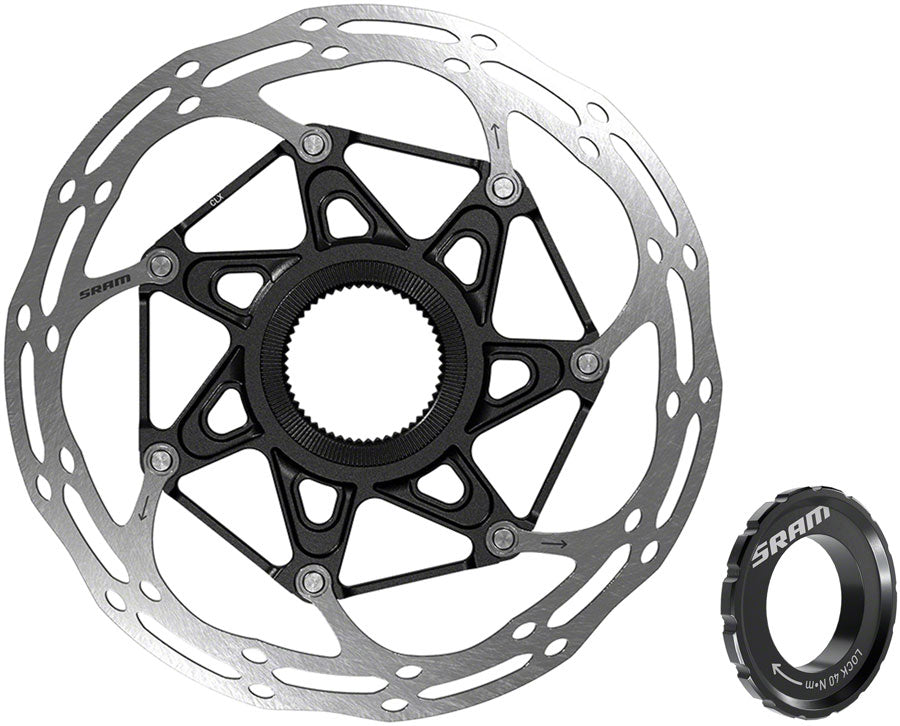 SRAM CenterLine X Disc Brake Rotor - 180mm, Center Lock, 1.85mm, Includes External Tooled Lockring