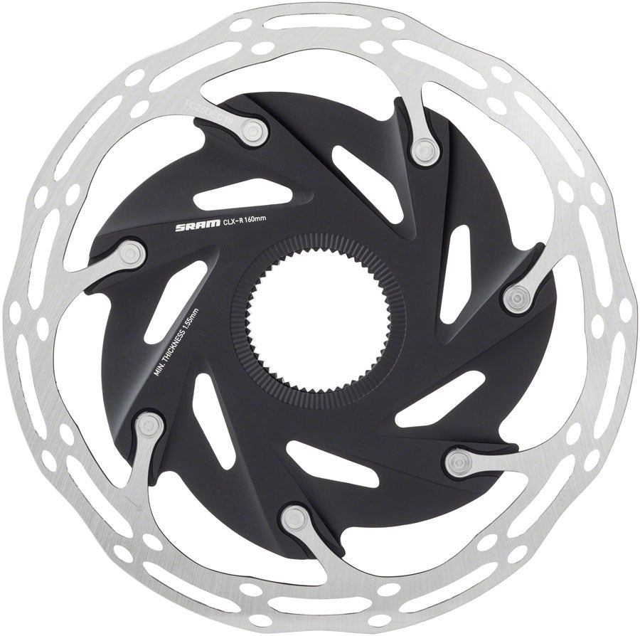 SRAM CenterLine XR Disc Brake Rotor - 140mm, Center Lock, Silver/Black