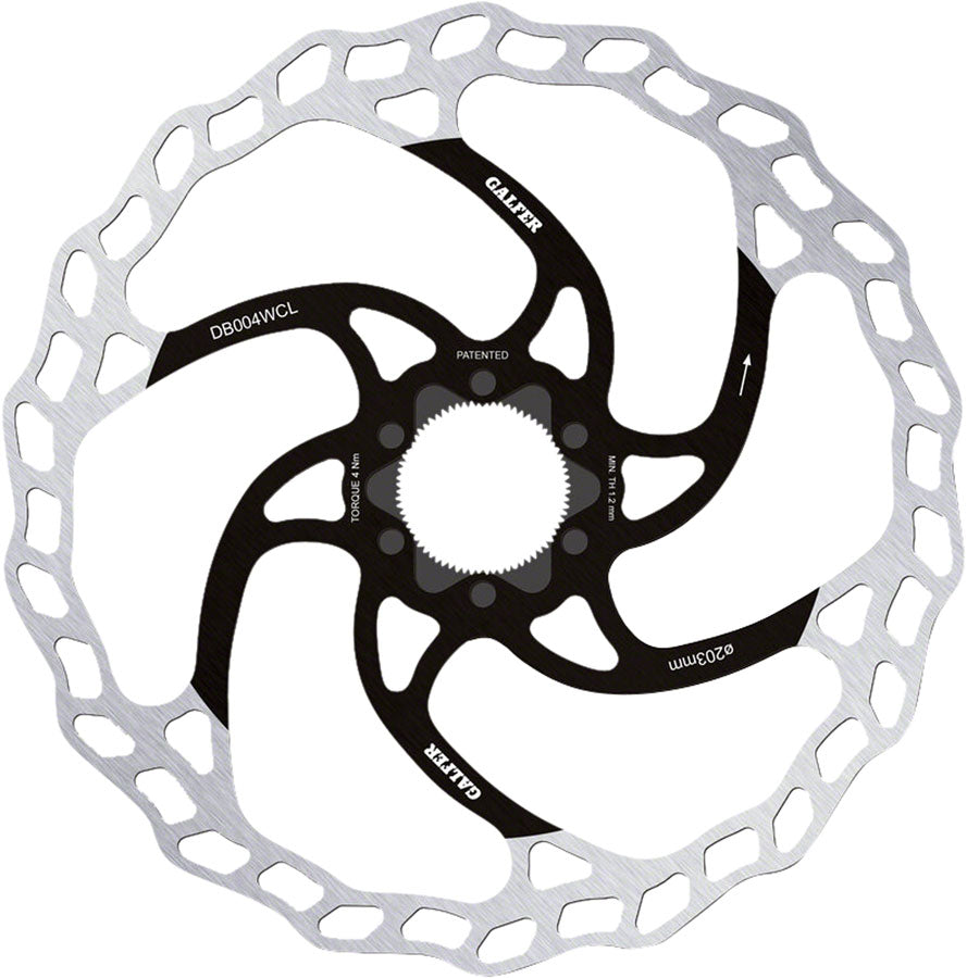 Galfer MTB Disc Brake Rotor - 203mm, Centerlock, 1.8mm