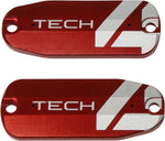 Hope Tech 4 Brake Lever Reservoir Lid - Red, Pair MPN: HBSP424R Hydraulic Brake Lever Part Tech 4 Reservoir Lid