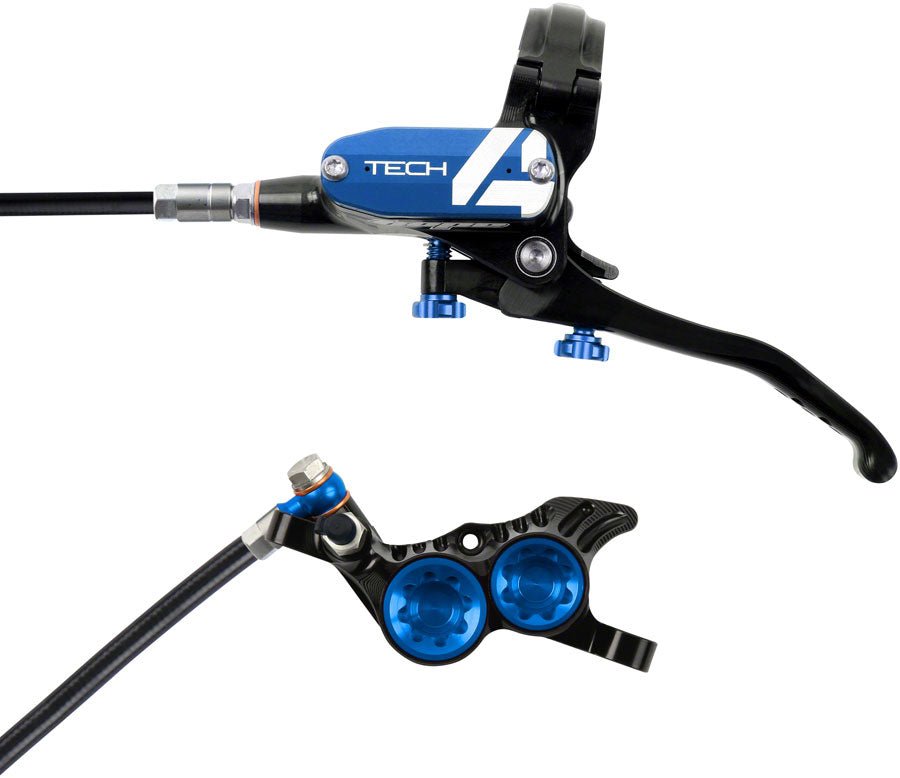 Hope Tech 4 V4 Disc Brake and Lever Set - Rear, Hydraulic, Post