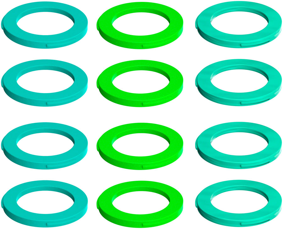 Magura 4-Piston Caliper Colored Cover Kit for one Caliper, Neon Green, Cyan, Mint MPN: 2701721 Disc Caliper Part Caliper Cover Kit