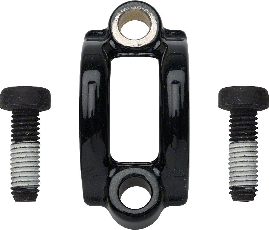 Avid/SRAM Hydraulic Lever Clamp Kit, Fits SRAM Level T, Avid Elixir 5/3, DB3, Juicy, Onyx Finish MPN: 11.5015.029.010 UPC: 710845613371 Hydraulic Brake Lever Part Lever Parts