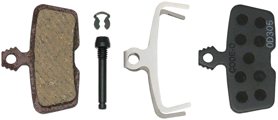 SRAM Disc Brake Pads Organic Compound, Steel Backed, Quiet, For