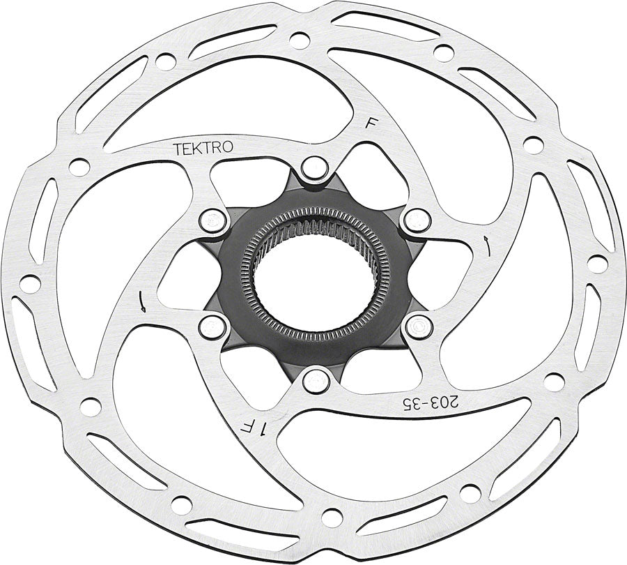 Tektro TR203-35 Disc Brake Rotor - 203mm, Center-Lock, 1.8mm Thickness MPN: ABRT000227 Disc Rotor TR-35 1.8mm Disc Brake Rotor