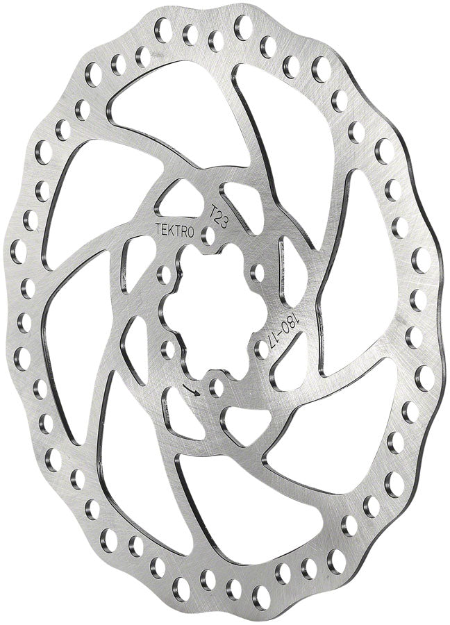 Tektro TR180-17 Disc Brake Rotor - 180mm, 6-Bolt, 2.3mm Thickness - Disc Rotor - TR-17 2.3mm 6-Bolt Disc Brake Rotor