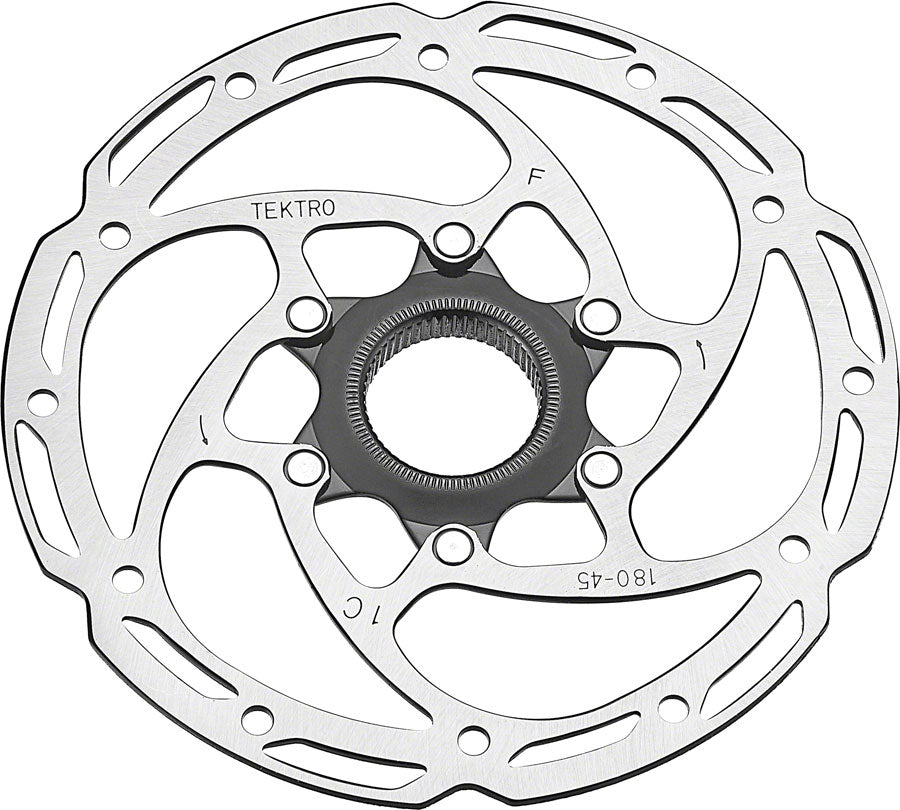 Tektro TR180-45 Disc Brake Rotor - 180mm, Center-Lock, 2.3mm Thickness