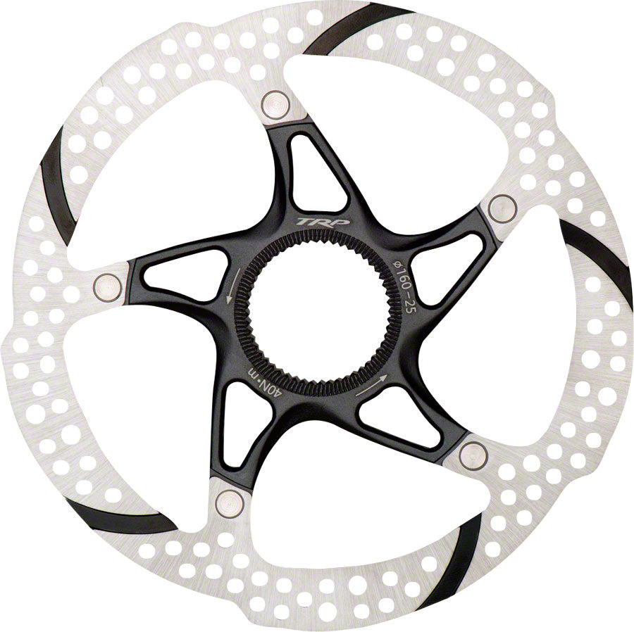 TRP-25 Disc Brake Rotor - 203mm, Center Lock, 1.8mm, Silver/Black MPN: ABRT000077 Disc Rotor TRP-25 Centerlock Disc Rotor