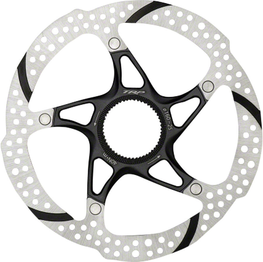 TRP-25 Disc Brake Rotor - 160mm, Center Lock, 1.8mm, Silver/Black MPN: ABRT000023 Disc Rotor TRP-25 Centerlock Disc Rotor