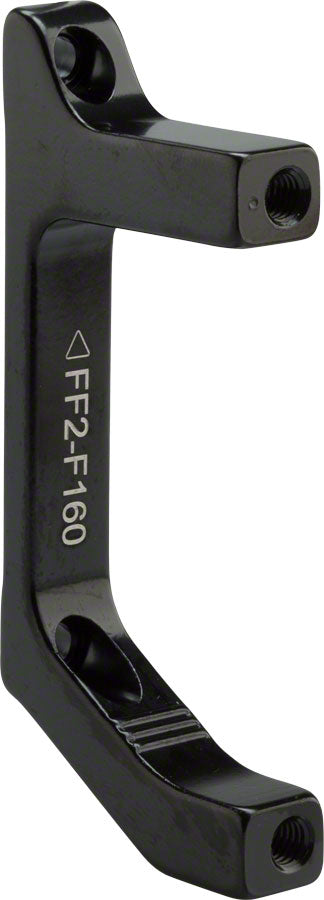 TRP FF2 Disc Brake Adapter - Front, Flat Mount Fork to Post Mount Caliper, For 160 mm Rotors MPN: ABAD000192 Disc Brake Adaptor TRP Brake Adaptors