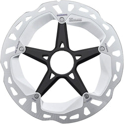 Shimano Deore XT RT-MT800-M Disc Brake Rotor with External Lockring - 180mm, Center Lock, Silver/Black MPN: IRTMT800ME UPC: 192790442181 Disc Rotor Deore XT RT-MT800 Disc Rotor