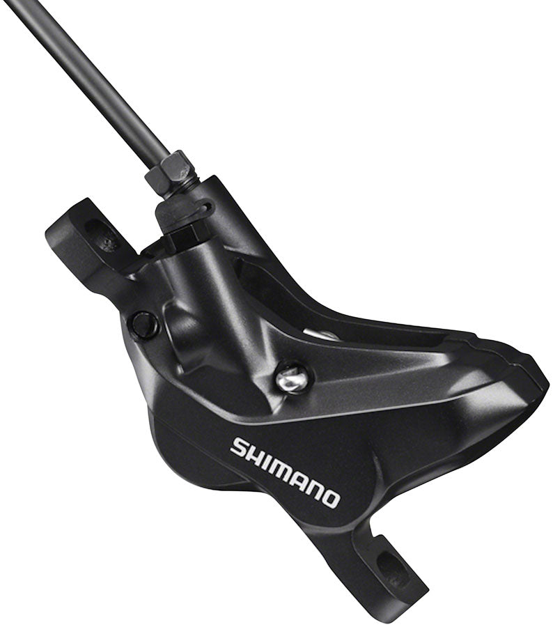 Shimano BR-MT420 Disc Brake and BL-MT401 Lever - Front, Hydraulic, 4-Piston, Post Mount, Black MPN: EMT401EJHFPRA100 UPC: 192790875132 Disc Brake & Lever BR-MT420/BL-MT401 Disc Brake and Lever Set