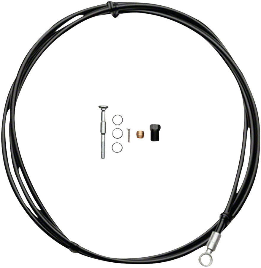 Shimano SM-BH90-SB High Pressure Disc Brake Hose Kit - Normal Silver Banjo Caliper Connector, 2000mm, Black MPN: ISMBH90SBL200 UPC: 689228319745 Disc Brake Hose Kit SM-BH90 Disc Brake Hose and Hose Kits