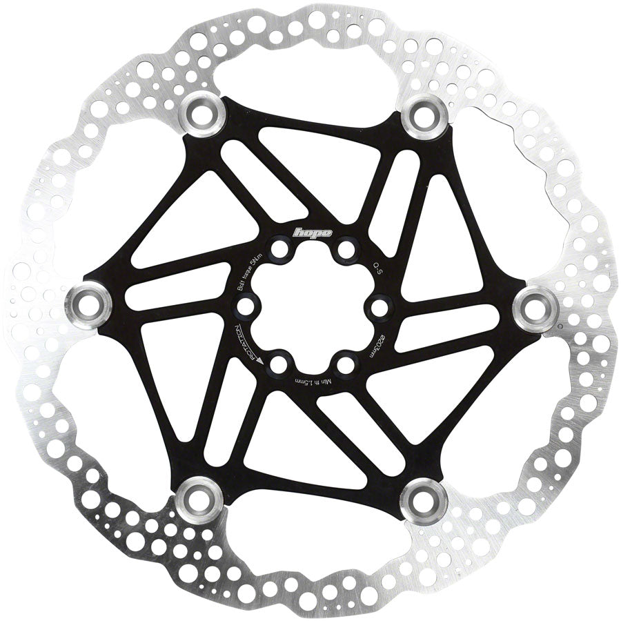 Hope Floating Disc Rotor: 203mm Black