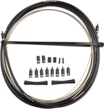 SRAM SlickWire Shift Cable and Housing Kit - Road/MTB, 4mm, Nylon Braided, Black - Derailleur Cable & Housing Set - Slickwire