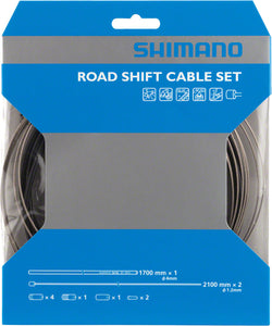 Shimano Road Derailleur Cable and Housing Set - Black MPN: IOTSP41SET04 UPC: 192790326856 OT-SP41 Stainless Shift Cable