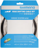 Shimano 105 R7000 OPTISLICK Shift Cable and Housing Set - Black - OPTISLICK Shift Cable and Housing Sets