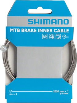 Shimano Stainless Mountain Brake Cable 1.6 x 2050mm - Brake Cable - Stainless Steel Brake Cable