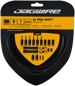 Jagwire Pro Shift Kit Road/Mountain SRAM/Shimano, Stealth Black MPN: PCK509 Derailleur Cable & Housing Set Pro Shift Kit