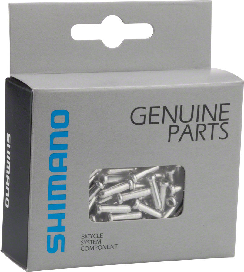 Shimano Derailleur Cable Tips, Box of 100 MPN: Y62098030 UPC: 689228127319 Cable End Crimp Shimano Cable End Crimps