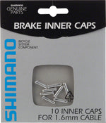 Shimano Brake Cable Tips, Box of 10 MPN: Y62098070 UPC: 689228195318 Cable End Crimp Shimano Cable End Crimps