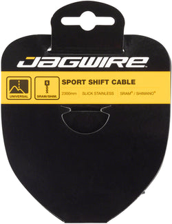 Jagwire Sport Shift Cable - 1.1 x 2300mm, Slick Stainless Steel, For SRAM/Shimano MPN: 73SS2300 Derailleur Cable Sport Shift Cable