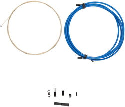 Jagwire 1x Pro Shift Kit Road/Mountain SRAM/Shimano, SID Blue - Derailleur Cable & Housing Set - 1x Pro Shift Kit