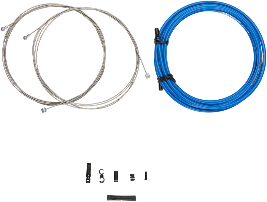 Jagwire Universal Sport Brake XL Kit, Blue Brake Cable & Housing