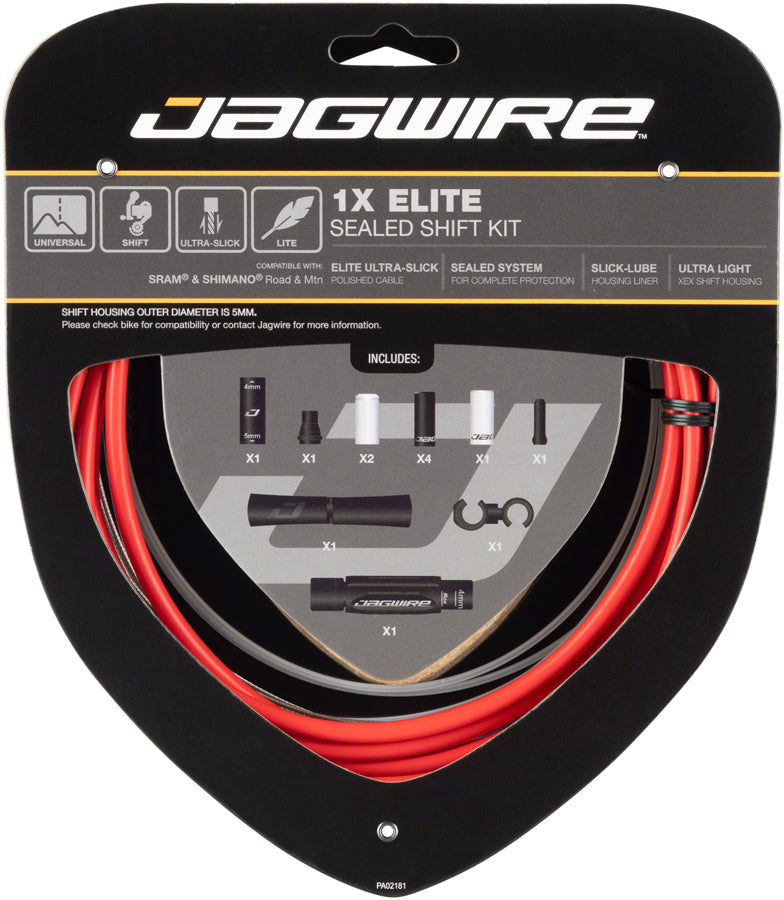 Jagwire 1x Elite Sealed Shift Cable Kit SRAM/Shimano, Polished