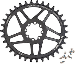 Wolf Tooth Elliptical Direct Mount Chainring - 34t, SRAM Direct Mount, Drop-Stop B, For SRAM 8-Bolt Cranksets, 0mm MPN: SDM8-V-B-00F-34 UPC: 810006808988 Direct Mount Chainrings SRAM Elliptical 8-Bolt Direct Mount Chainrings