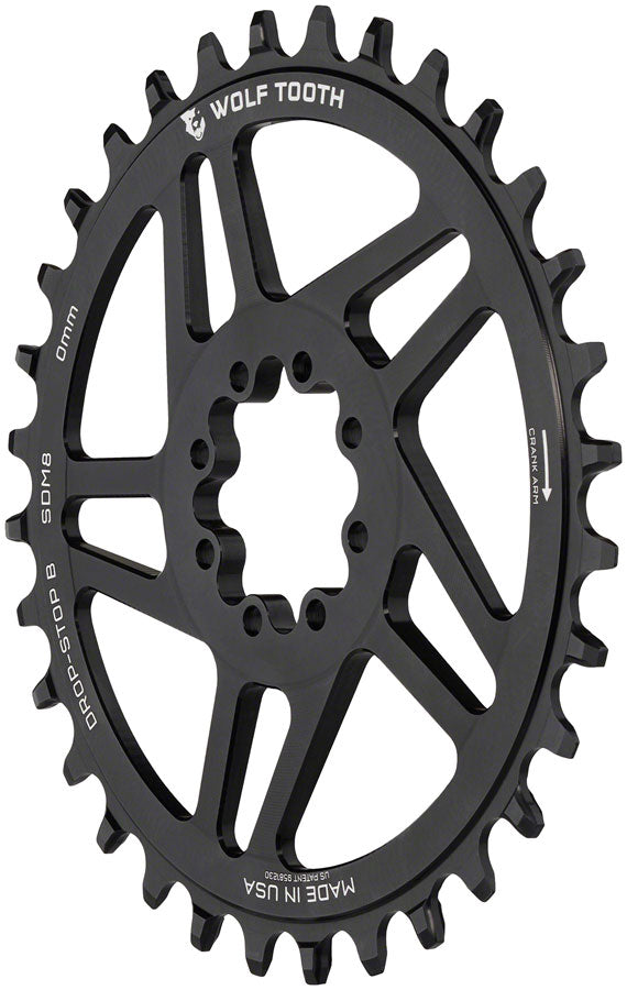 Wolf Tooth Direct Mount Chainring - 36t, SRAM Direct Mount, Drop